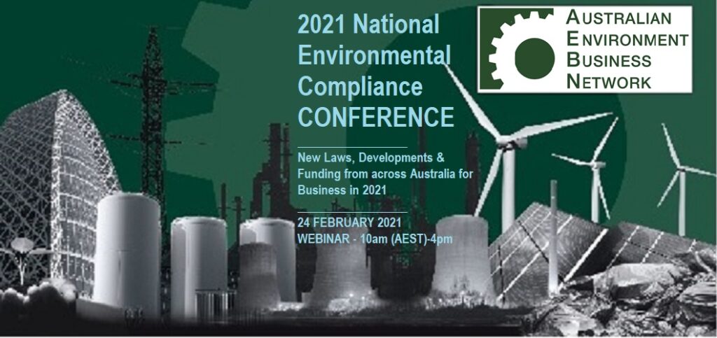 Webinar: 2021 AEBN NATIONAL ENVIRONMENTAL COMPLIANCE CONFERENCE: New ...